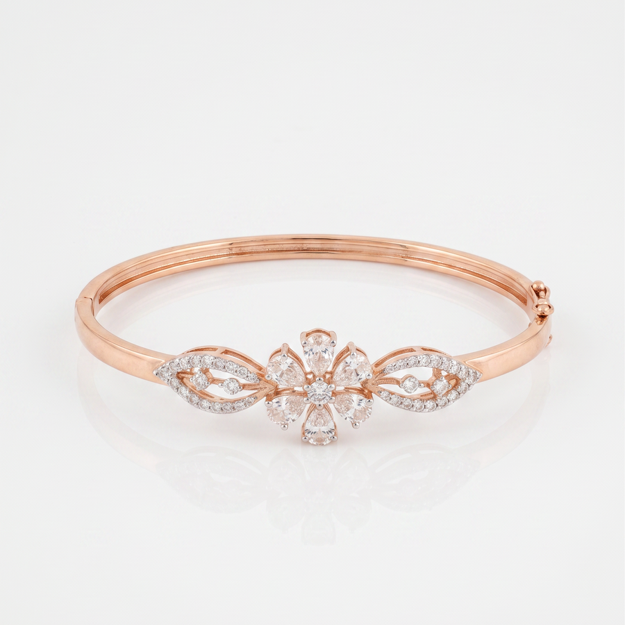 Blossom Pear-Cut Lab-Grown Diamond Bracelet