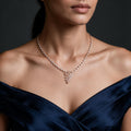 Feather Diamond Necklace – product image 1
