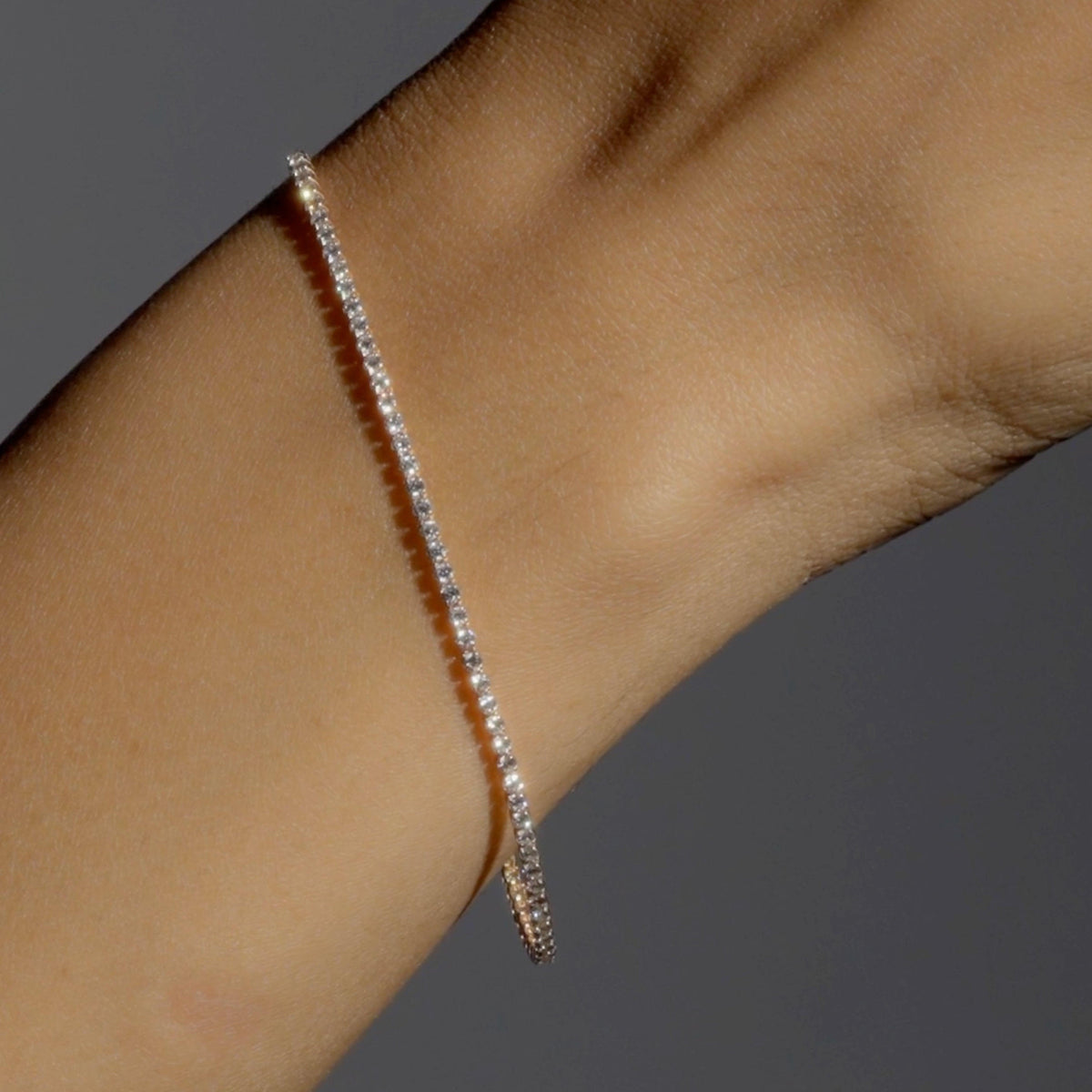 Feather Light Tennis Diamond Bracelet – product image 1