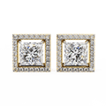 Glamour 1-Carat Princess Earrings – product image 1
