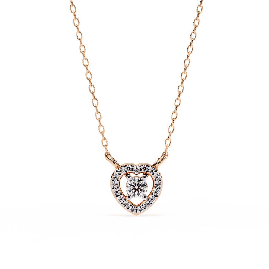 Hearty Spark Diamond Pendant – product image 3
