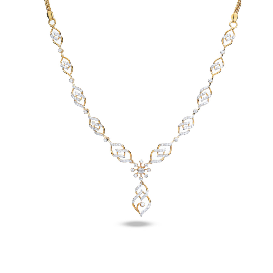 Interlocking Diamond Necklace – product image 2