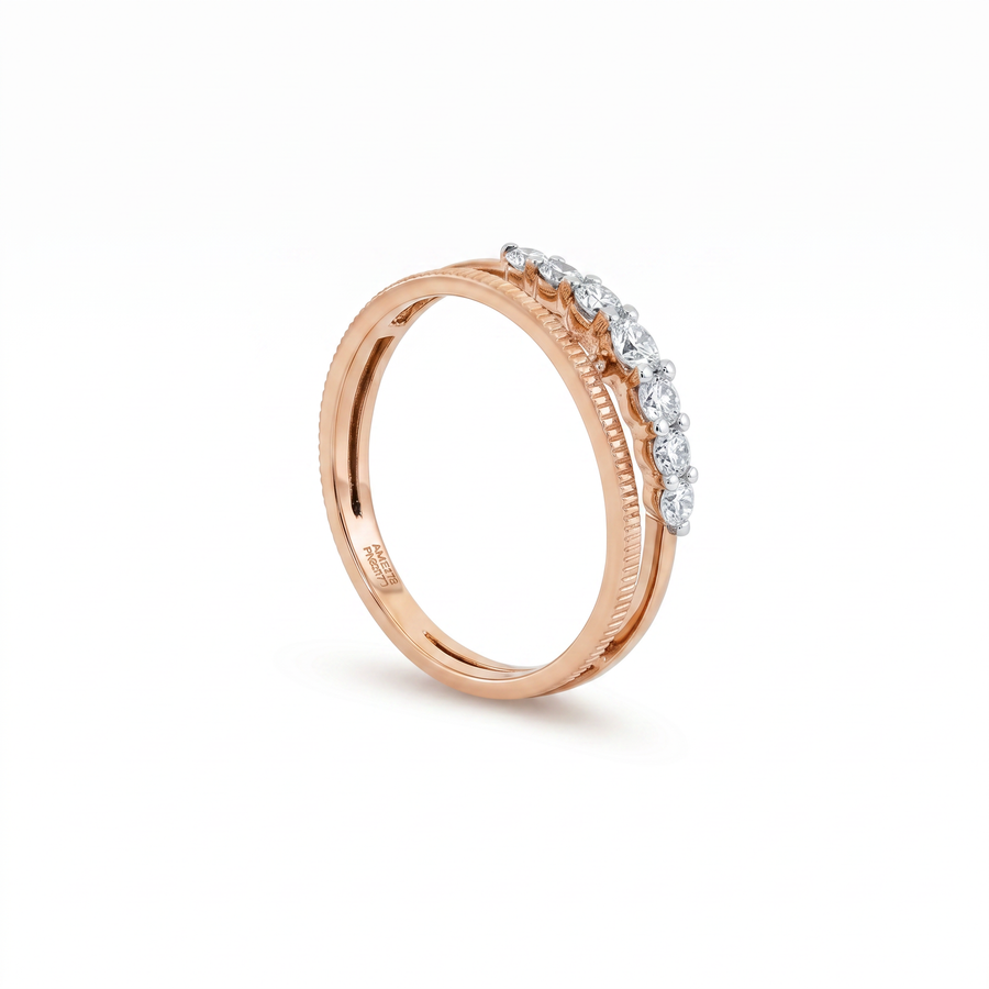 Meraki 9KT Gold Lab-Grown Diamond Ring – product image 2