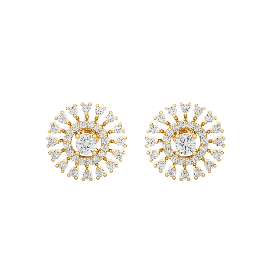 Opal Diamond Earrings