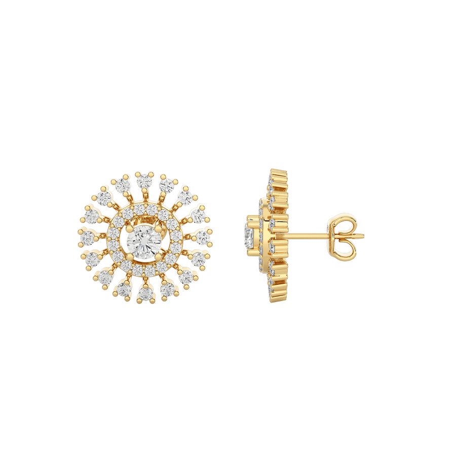 Opal Diamond Earrings – product image 2