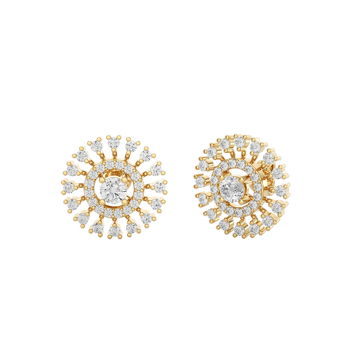 Opal Diamond Earrings – product image 3