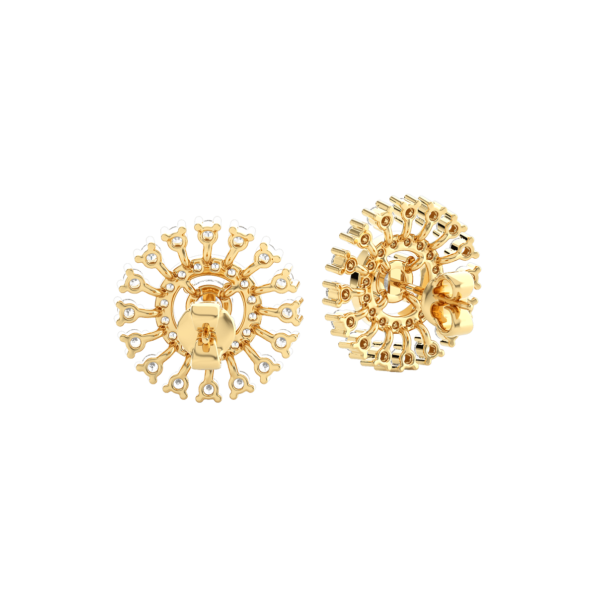 Opal Diamond Earrings – product image 4