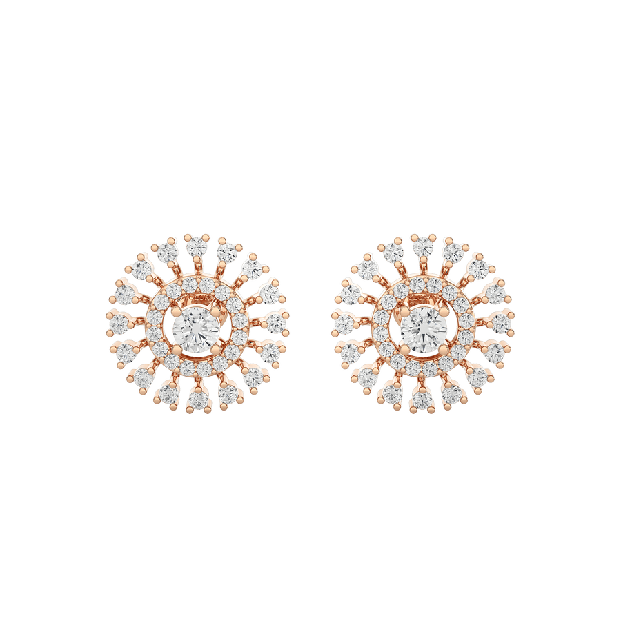Opal Diamond Earrings – product image 5