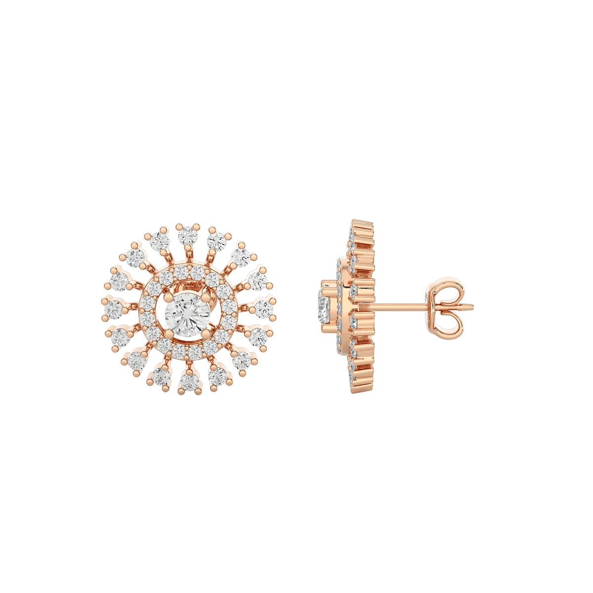 Opal Diamond Earrings – product image 6