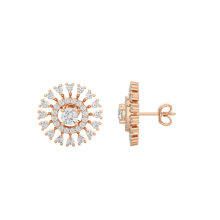 Opal Diamond Earrings – product image 6