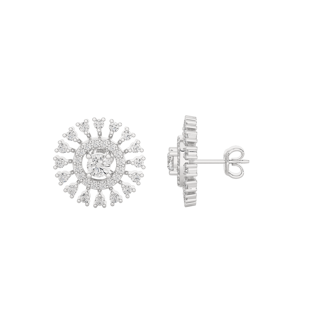 Opal Diamond Earrings – product image 10
