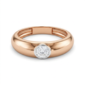 Round Brilliant Lab Grown Diamond Bezel Set Ring