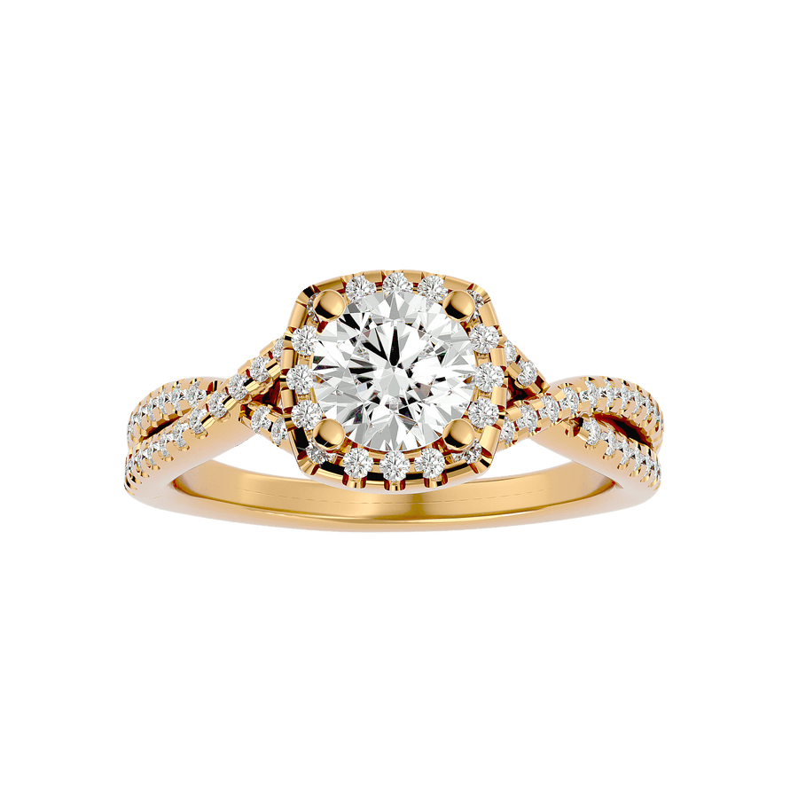 Imogen Diamond Halo Ring