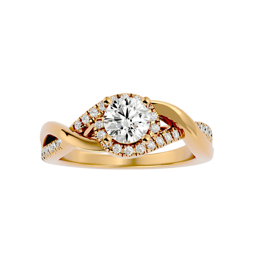 Jacqueline Diamond Halo Ring