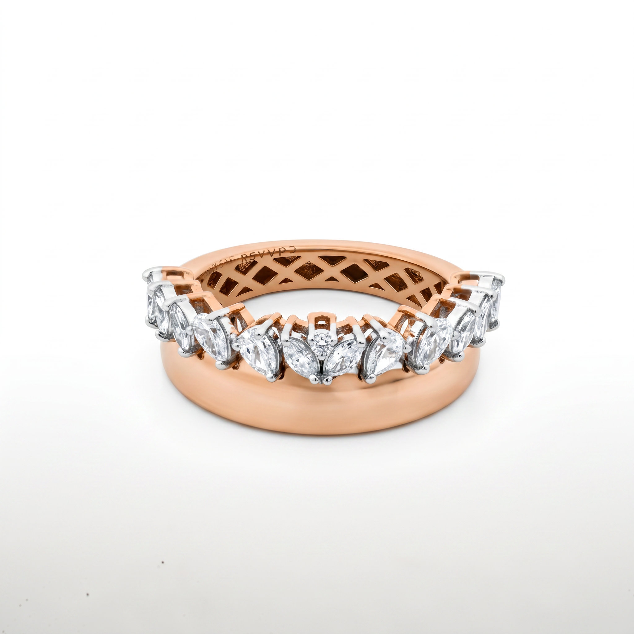 Marquise Cut Lab Grown Diamond Eternity Band Ring