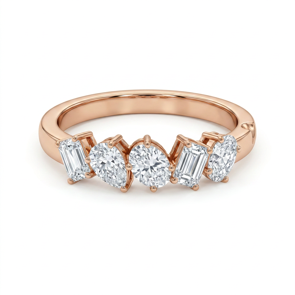 Multishape Solitaire Lab Grown Diamond Ring