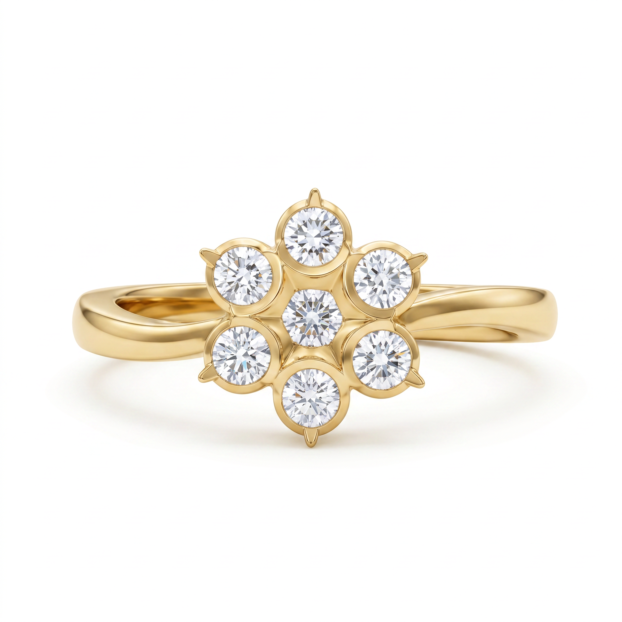 7 Kallu Closed Setting Lab Grown Diamond Ring
