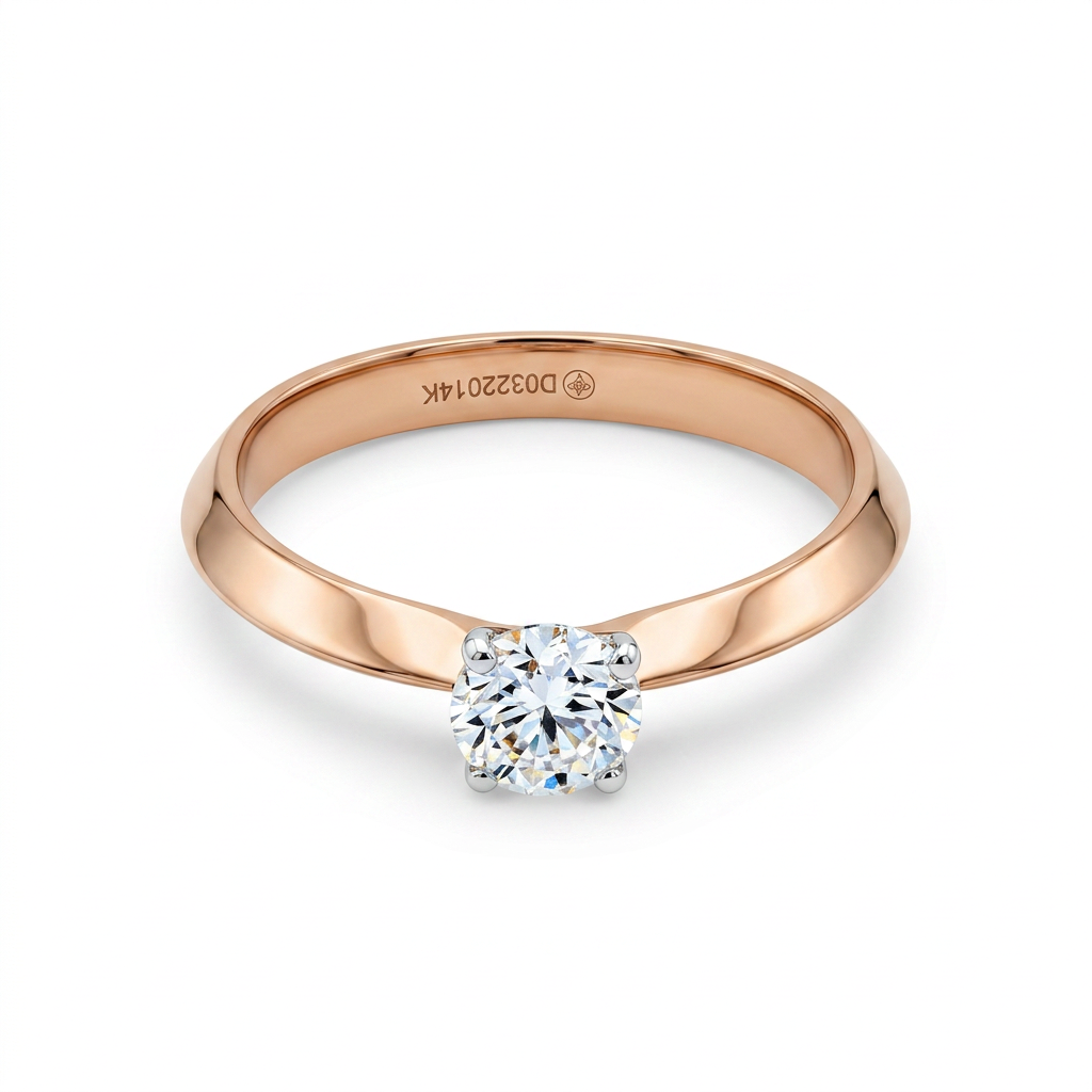 Round Brilliant Lab Grown Diamond Classic Solitaire Ring