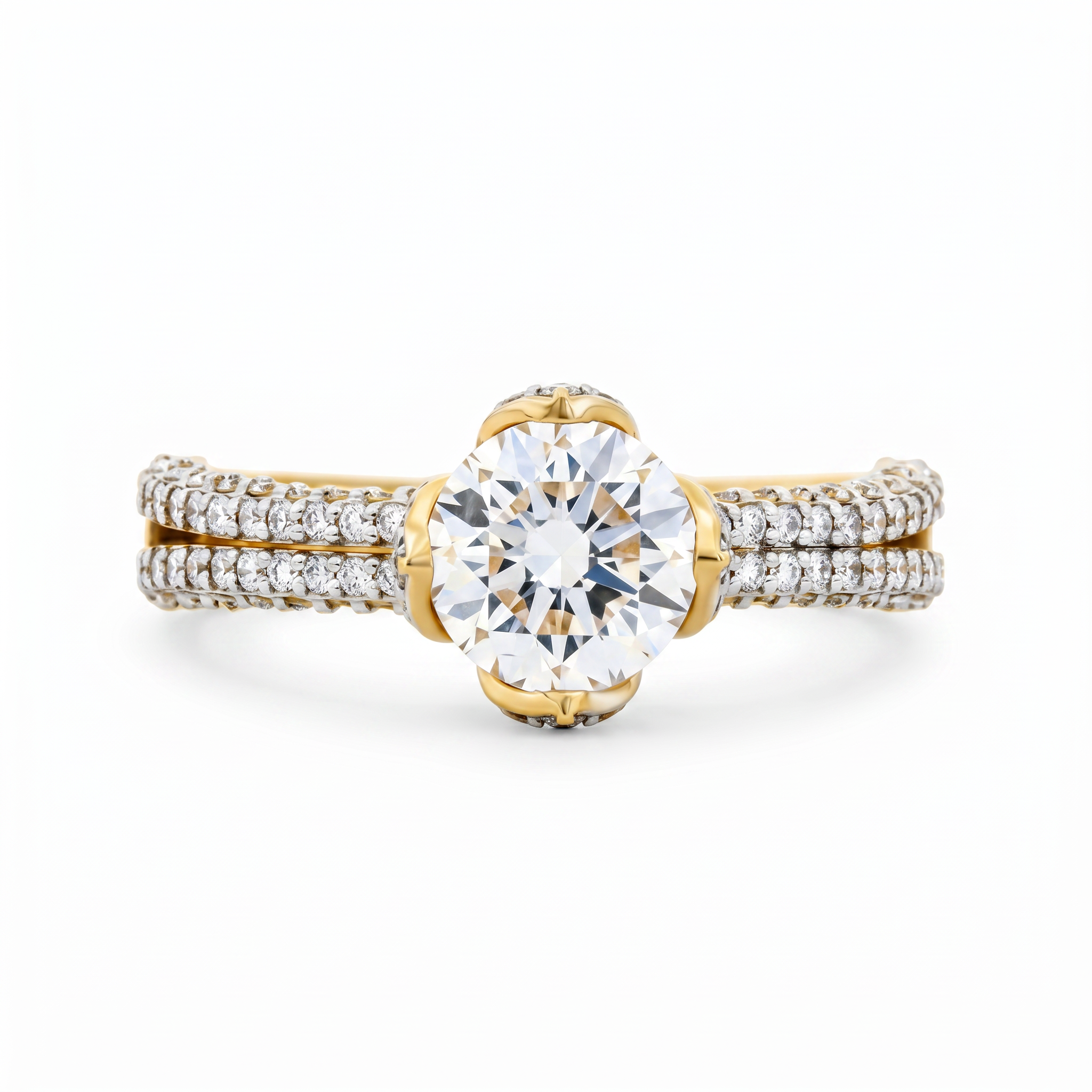 Stellar Solitaire Diamond Ring