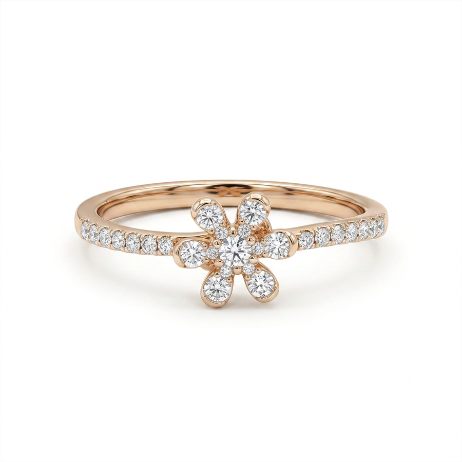 Aviana Petal Lab Grown Diamond Ring