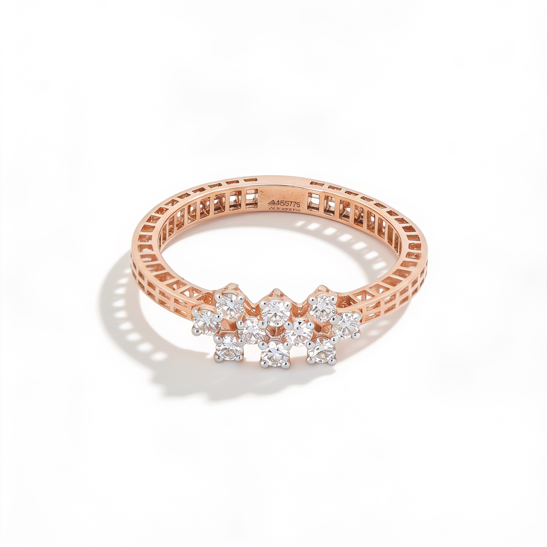 The Astra Cluster Multi-Stone Diamond Ring