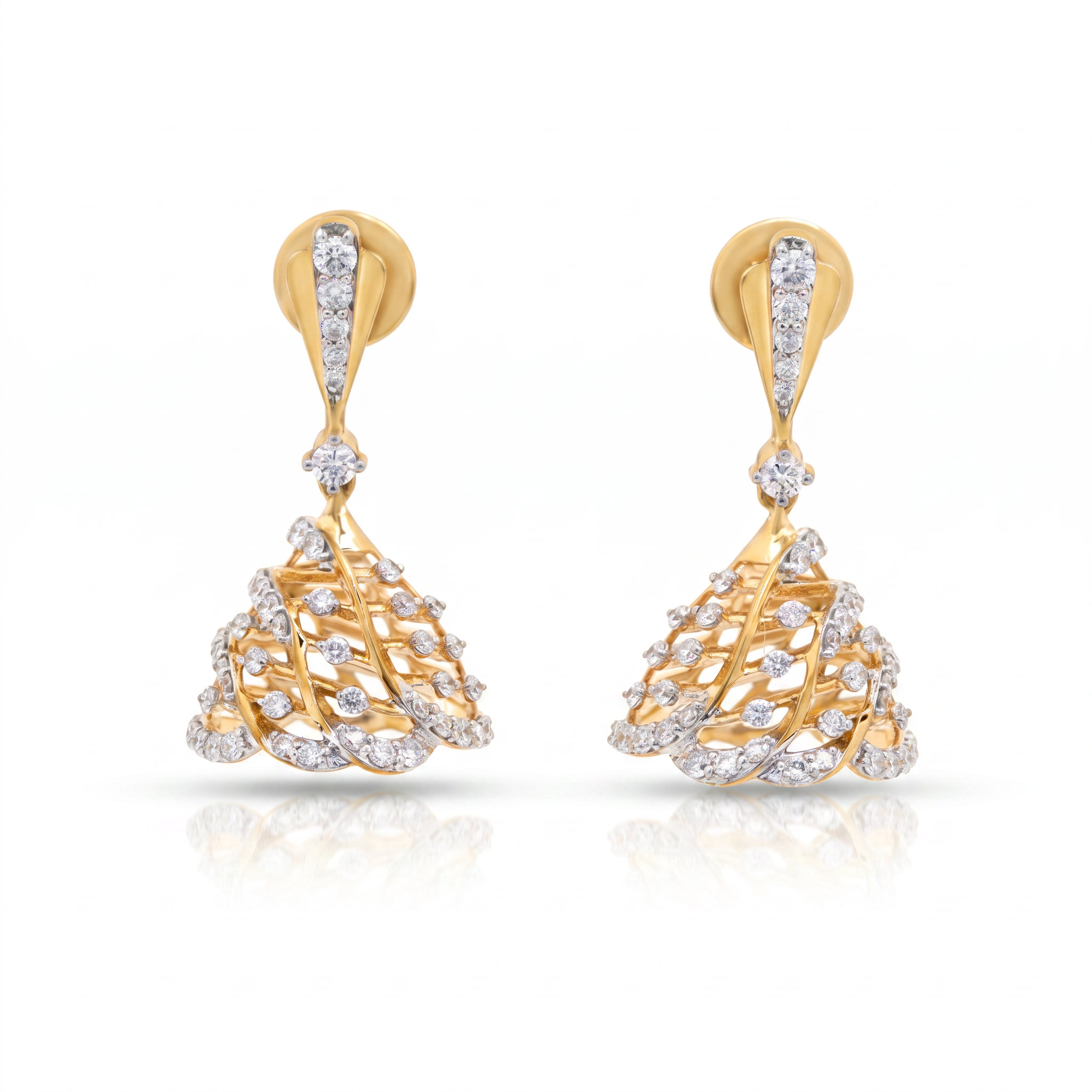 Nyx Aurelia Lab Grown Diamond Drop Jhumka