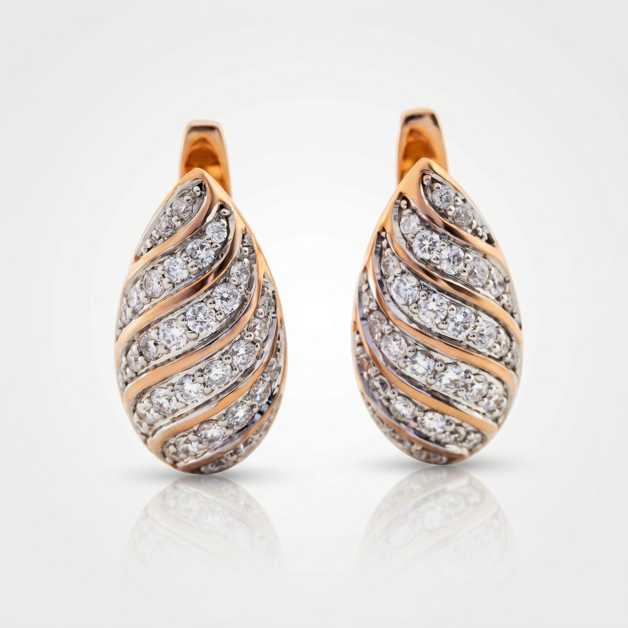 The Astraea Essence Diamond Stud Jhumka