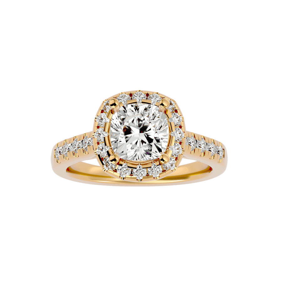 Lucinda Diamond Halo Ring