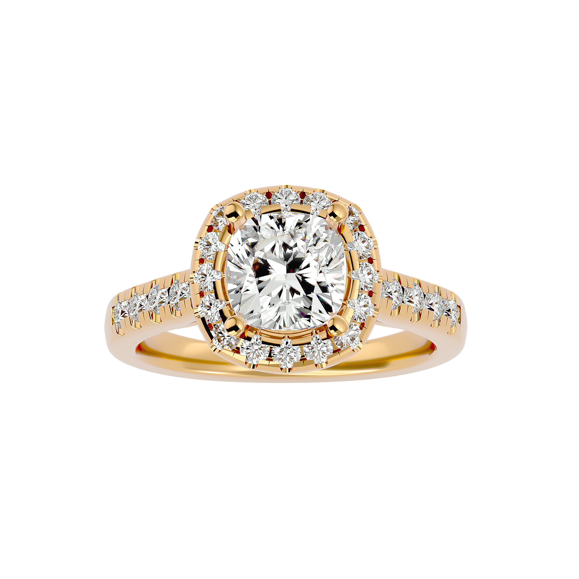 Lucinda Diamond Halo Ring