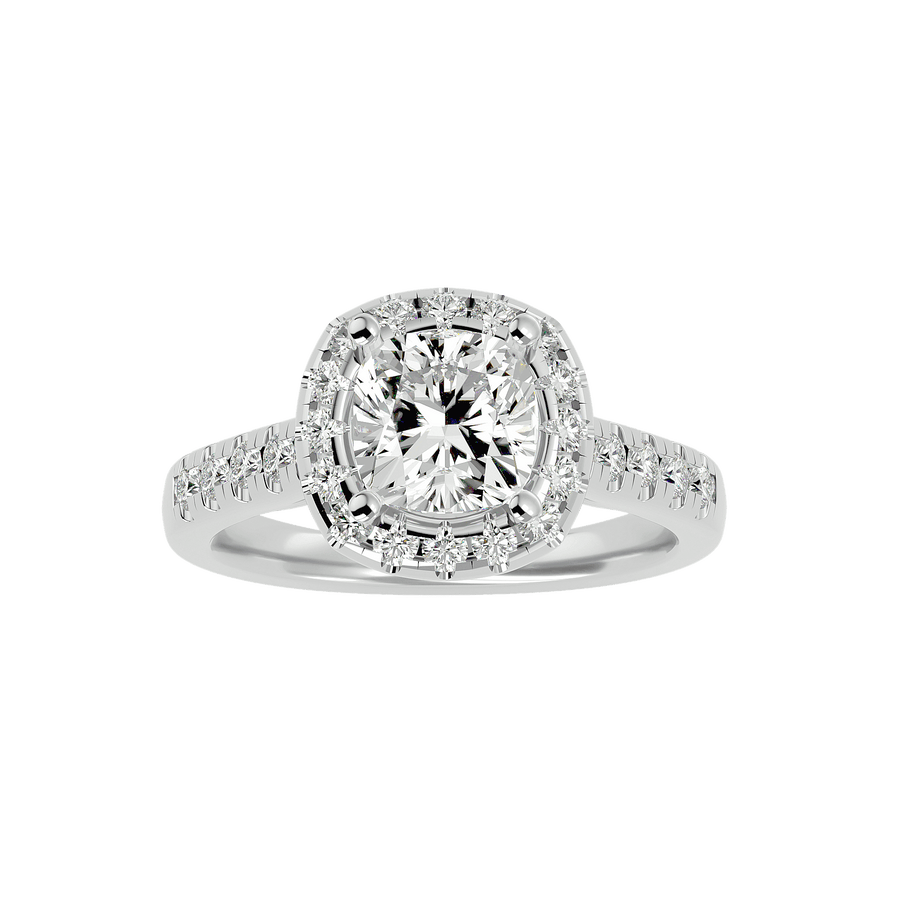 Lucinda Diamond Halo Ring